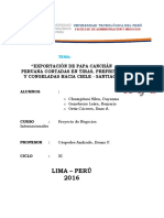 Papa Canchan Gestion Exportadora y Financiación