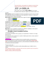 Lee La Biblia. (Mensaje) PDF