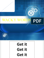 Wacky Words