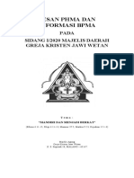 Pesan PHMA Dan Info BPMA Pada Sidang MD I-2020 PDF