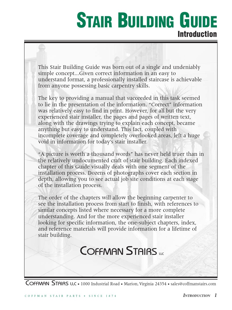 Stair Building Guide PDF Stairs