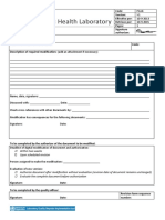 Template Document Revision Form