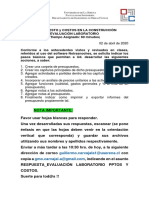 Evaluación Laboratorio Ppto y Costos PDF