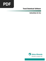 Trend Download Software: Instructions For Use