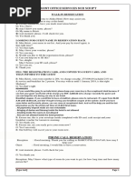 Butler Service Script for Guest Interaction | PDF