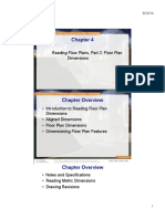 Chapter 04 Reading Floor Plans, Part 2 Floor Plan Dimensions