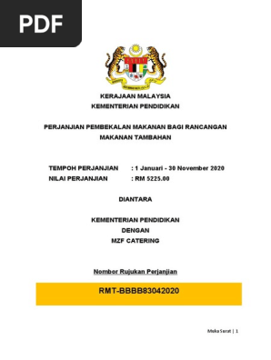 Dokumen Perjanjian Rmt 2020 Pdf