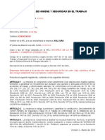 Anexo 6. Reglamento de Seguridad en El Trabajo