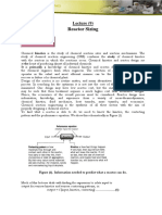 Reactor Sizing:) 9 Lecture (