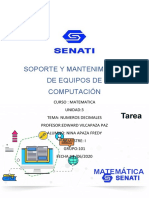 Tarea Unidad 3 Matematica