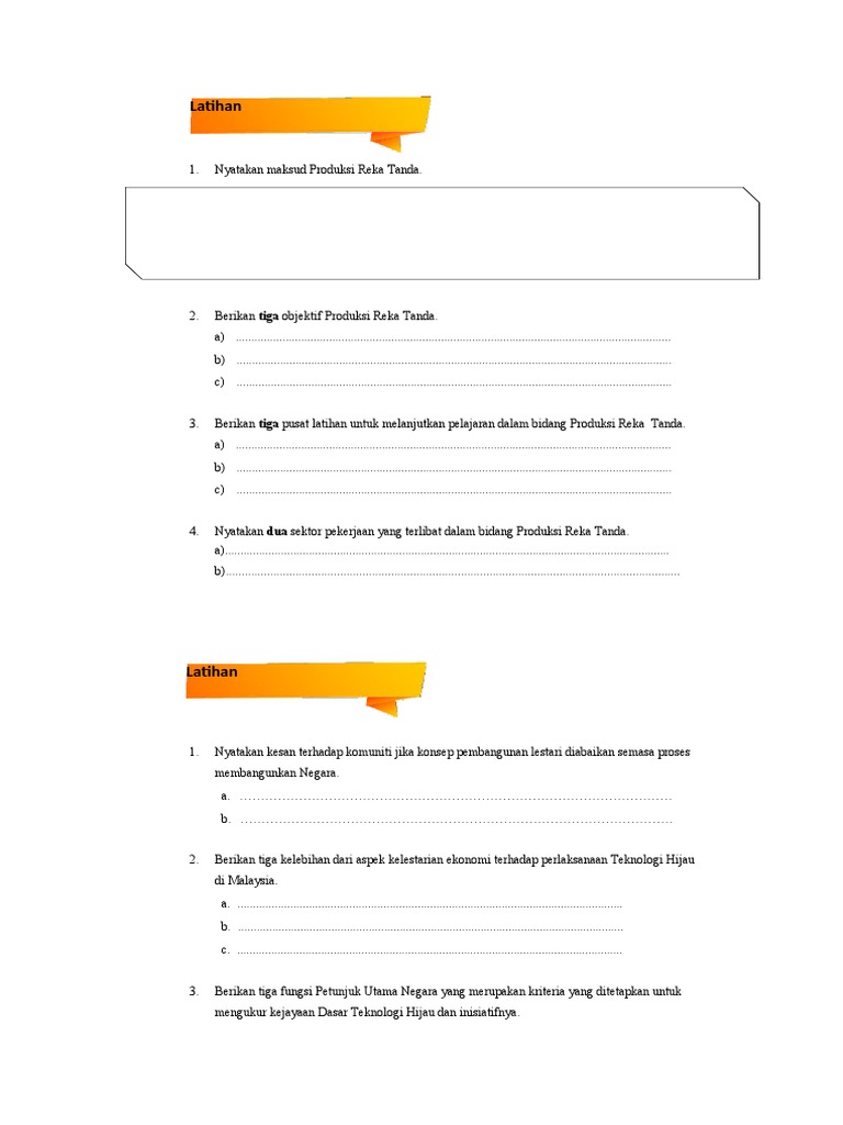 Nyatakan Maksud Produksi Reka Tanda | PDF