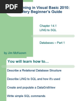 Programming in Visual Basic 2010: The Very Beginner's Guide: Linq To SQL