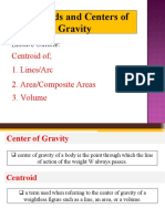 5 - Centroids and Centers of Gravity