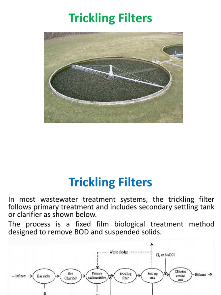Trickling Filters 2 PDF Sewage Treatment Water Management