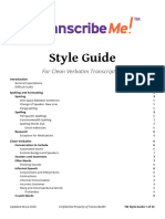 T104 - TranscribeMe Style Guide Version 3.1 20200708 PDF