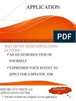 Writing Application Letters