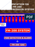 Presentation On FM-200 Gas Suppression System