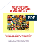 Los Frutos Comestibles Silvestres y Cultivados de Colombia - Inv 2018