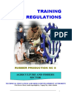 TR - Rubber Production NC II