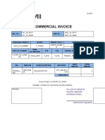 Commercial Invoice: Inv - To - Acct Inv - To - Addr Ship - To - Acct Ship - To - Addr