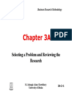 Chapter 3A: Selecting A Problem and Reviewing The Selecting A Problem and Reviewing The Research Research