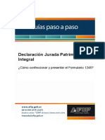 Instructivo DDJJ Patrimonial