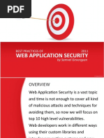 Best Practices of Web Application Security by Samvel Gevorgyan