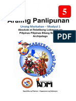 AP5_Q1_Mod1_Natutukoy ang Lokasyon ng Pilipinas at Nasusuri ang Katangian ng Pilipinas Bilang Isang Arkipelago_Version 3