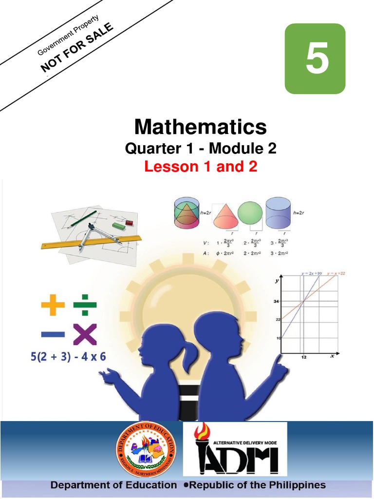 Mathematics: Quarter 1 - Module 2 | PDF | Bracket | Multiplication