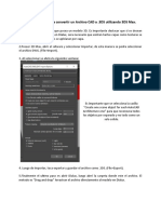 Procedimiento para Convertir Un Archivo CAD A 3ds