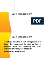 1.cash Management