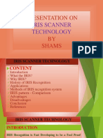 Presentation On: Iris Scanner Technology