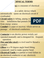 Technical Terms in Electricity