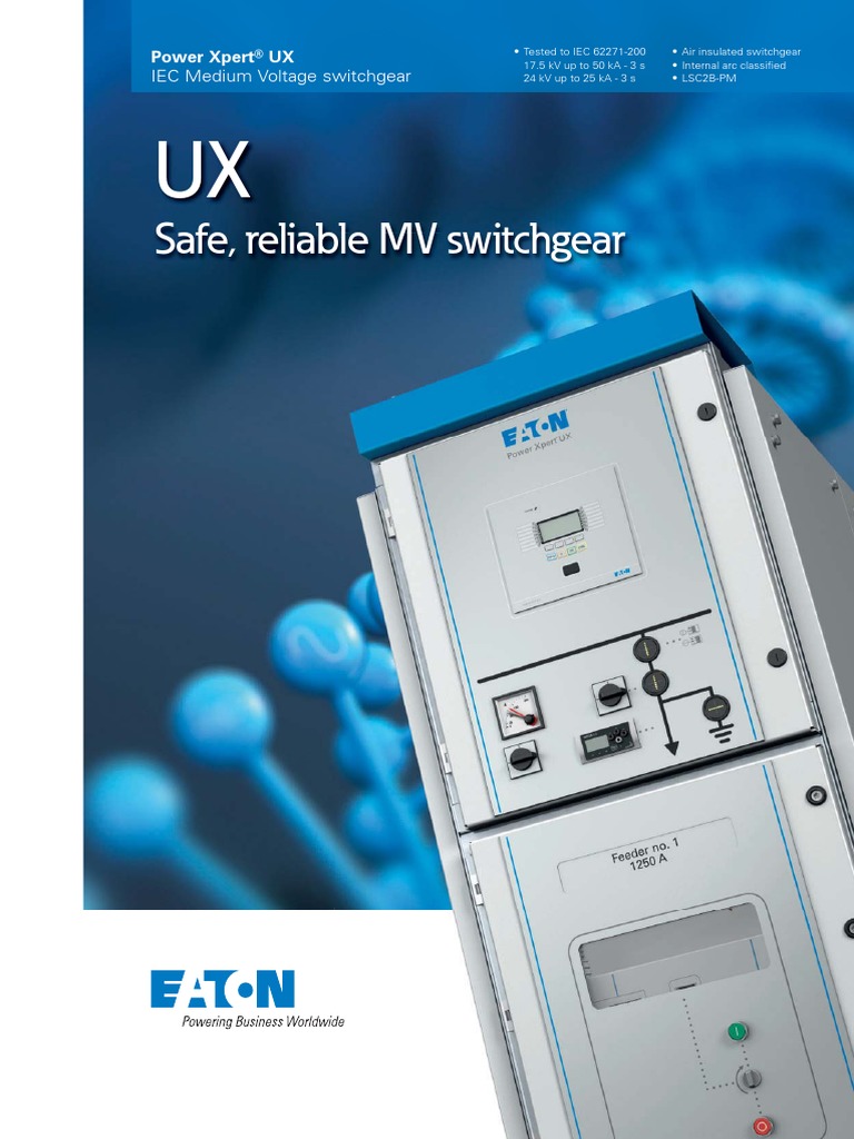 Power Xpert UX - BR - AU - Oct2013 - 150dpi | PDF | Switch | Insulator ...