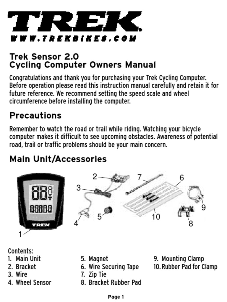 trek bicycle owner's manual Verve 3 Gen 5 Working at Trek Bicycle |