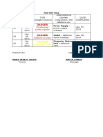 07 Danger-Caution Tag-Out Index and Record Audits