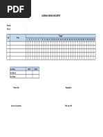 Format Absensi Manual Karyawan | PDF