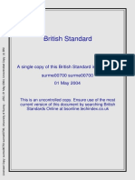 British Standard: A Single Copy of This British Standard Is Licensed To