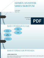Manajemen Anastesi Pada Abses Skrotum