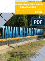 Kecamatan Metro Timur Dalam Angka 2018 PDF