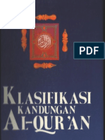 Classification of Al Qur'an's Contents (Original Format)