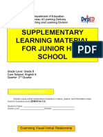 Supplementary Learning Material For Junior High School
