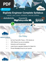 Bigdata Engineer Complete Syllabus: Presented by