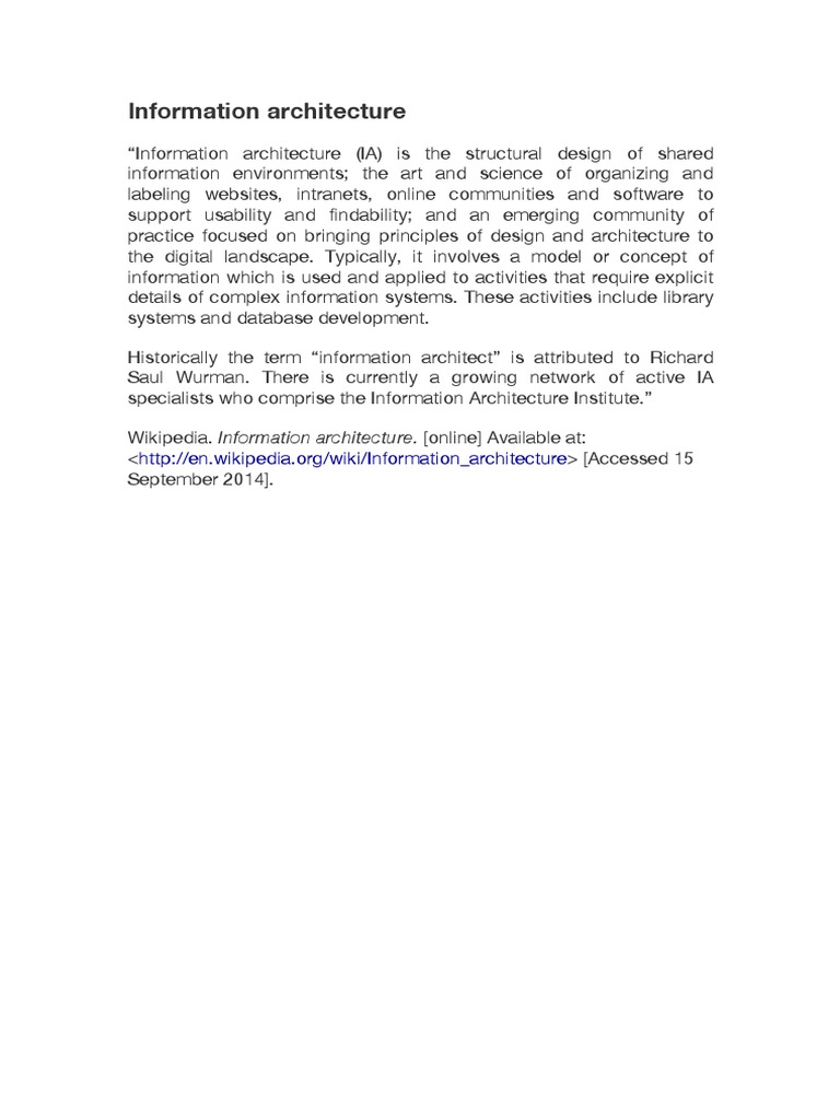 Understanding Information Architecture | PDF