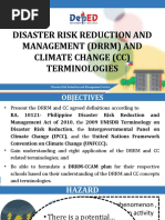 Presentation - DRRM CC Terminologies