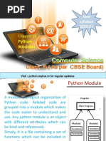 Class XI (As Per CBSE Board) : Computer Science