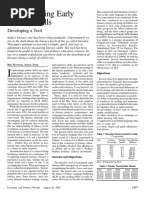 Benchmarking Early Literacy Skills: Developing A Tool