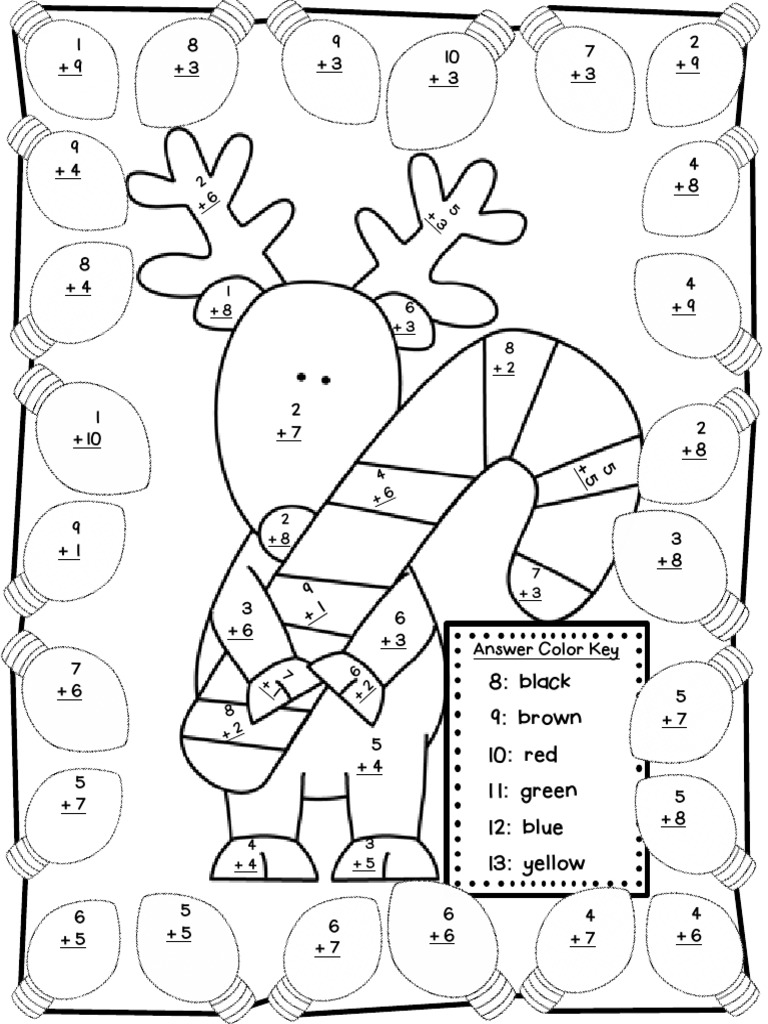Christmas Color by Number | PDF