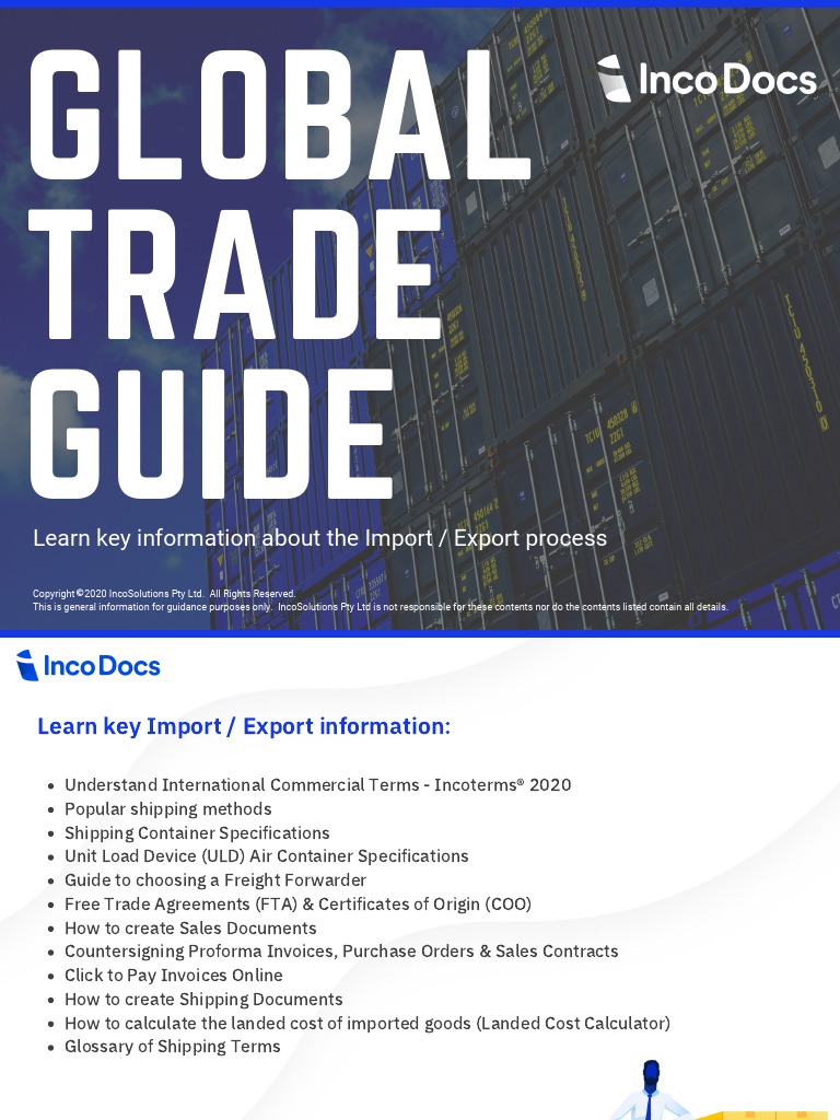 Global Trade Guide: Learn Key Information About The Import / Export ...