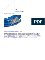 Category 5 Cable: From Wikipedia, The Free Encyclopedia